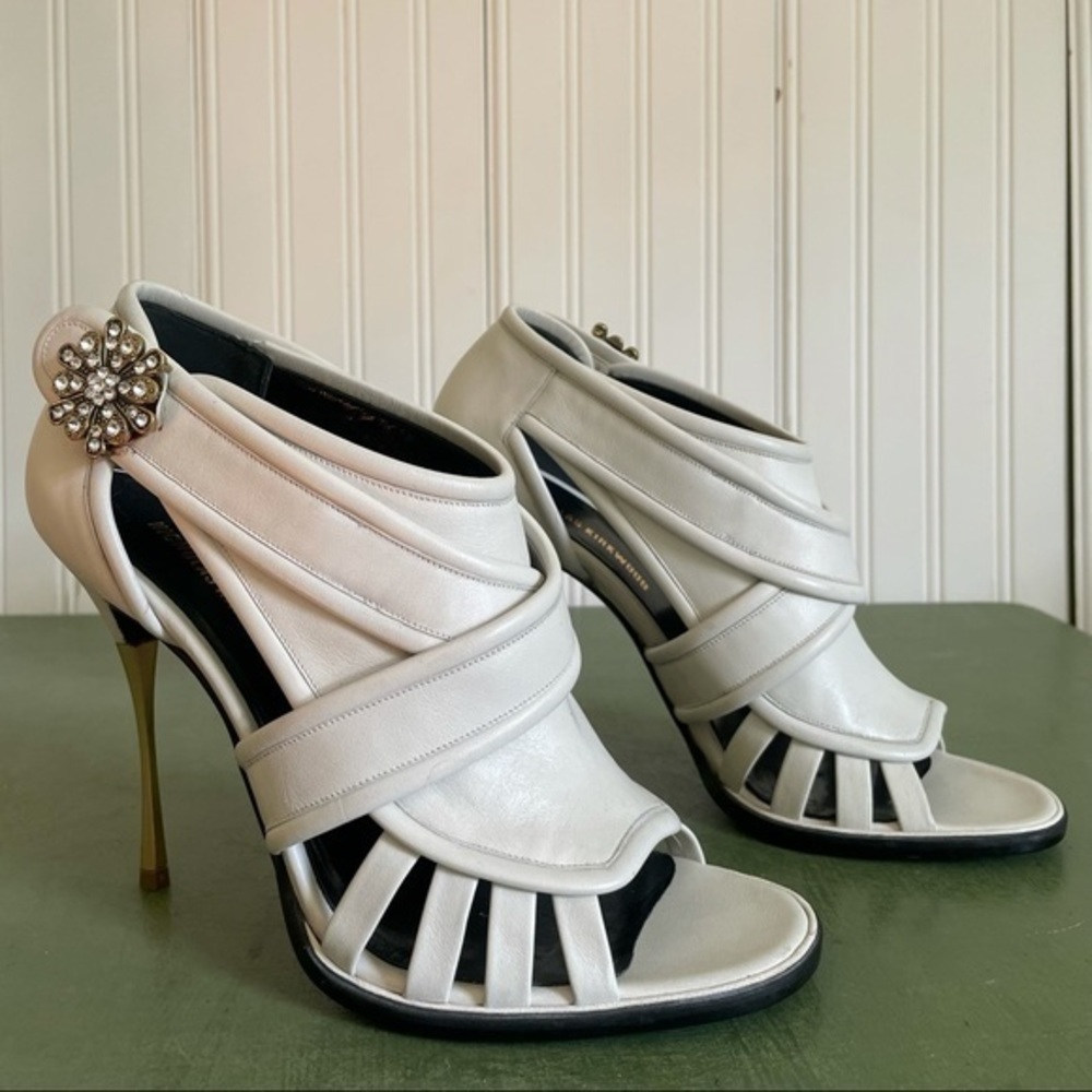 Nicholas Kirkwood *ITALY* Open Toe Strappy Stiletto Boots/Booties - Picture 12 of 12